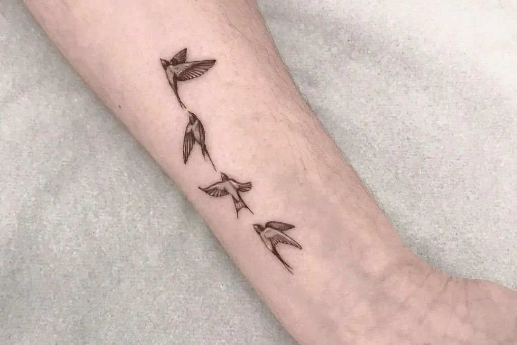 Types of Small Bird Tattoos