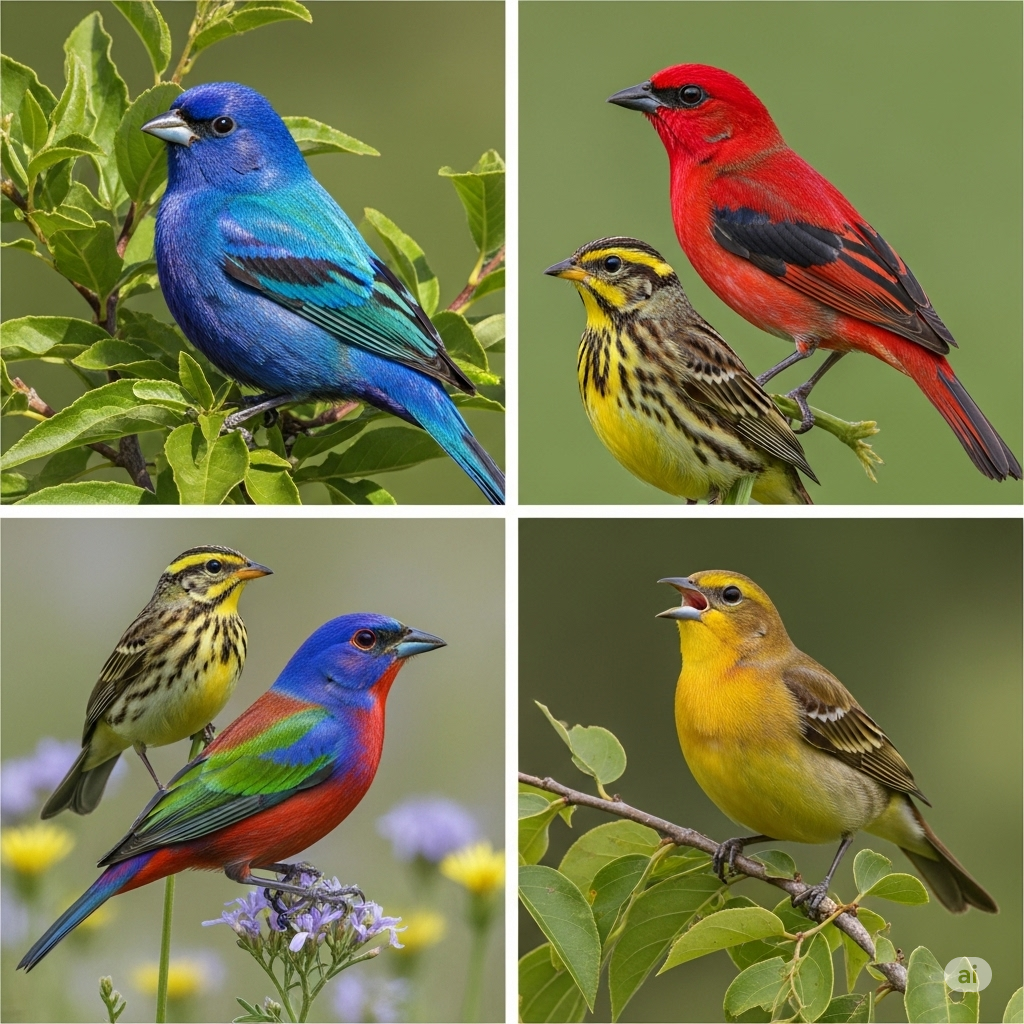 Rare summer birds